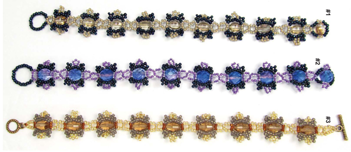 Tutorial: Sandra D. Halpenny’s Lace Flower Bracelet